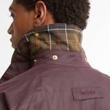 Barbour Icons Beaufort Waxed Jacket In Bordeaux