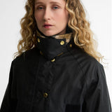 Barbour Icons Modern Beaufort Waxed Jacket In Navy Birchwood