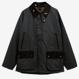 Barbour Icons Patch Bedale Waxed Jacket In Sage