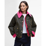 Barbour Icons Spey Waxed Jacket In Olive Classic
