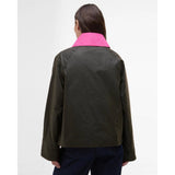 Barbour Icons Spey Waxed Jacket In Olive Classic