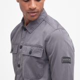 Barbour International Adey Overshirt in Night Grey