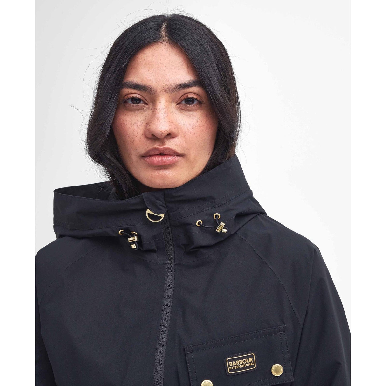 Barbour International Alicia Waterproof Jacket In Black