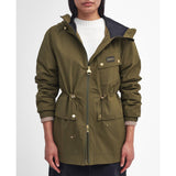 Barbour International Alicia Waterproof Jacket In Empire Green