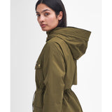 Barbour International Alicia Waterproof Jacket In Empire Green