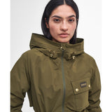 Barbour International Alicia Waterproof Jacket In Empire Green