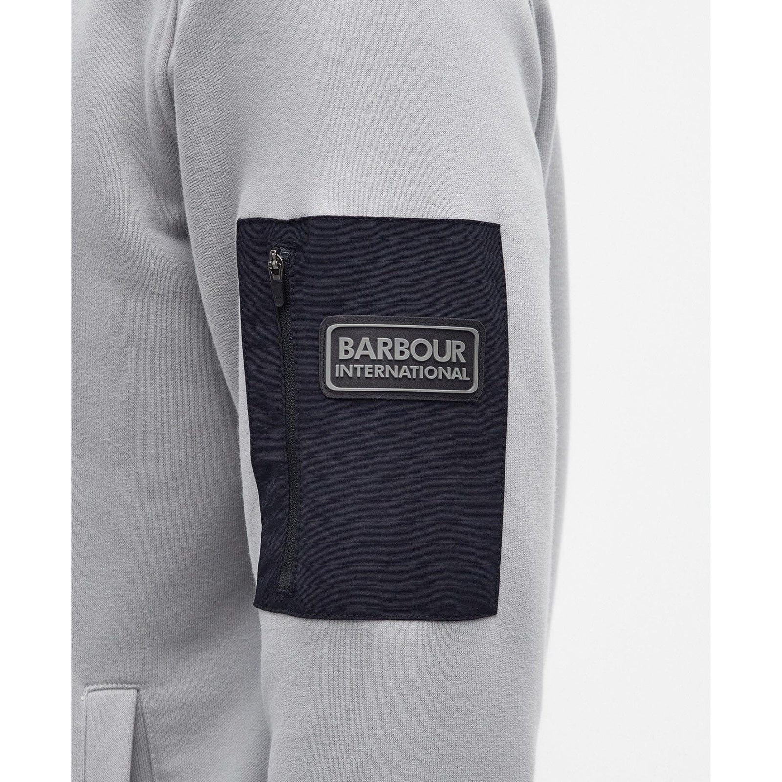 Barbour International Alloy Half-Zip Sweatshirt in Ultimate Grey