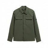 Barbour International Ardie Ripstop Overshirt In Thyme