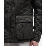 Barbour International Ariel Polarquilt Jacket In Sage