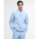 Barbour International Ewan Half-zip Sweatshirt In Heritage Blue