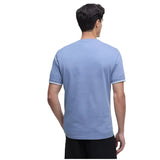 Barbour International Men's Philip Tipped Cuff Cotton T-Shirt In Washed Blue