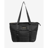 Barbour International Monaco Quilt Logo Tote Bag In Black