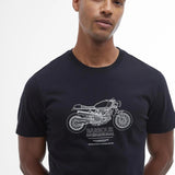 Barbour International Morley Graphic T- Shirt In Black