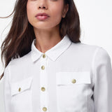 Barbour International Nebula Relaxed Shirt In White
