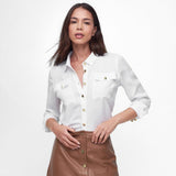 Barbour International Nebula Relaxed Shirt In White