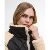 Barbour International Osaka Quilted Jacket In Black/Jasmine