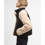 Barbour International Osaka Quilted Jacket In Black/Jasmine