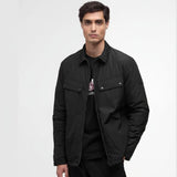 Barbour International Padded Ariel Shirt Jacket In Black