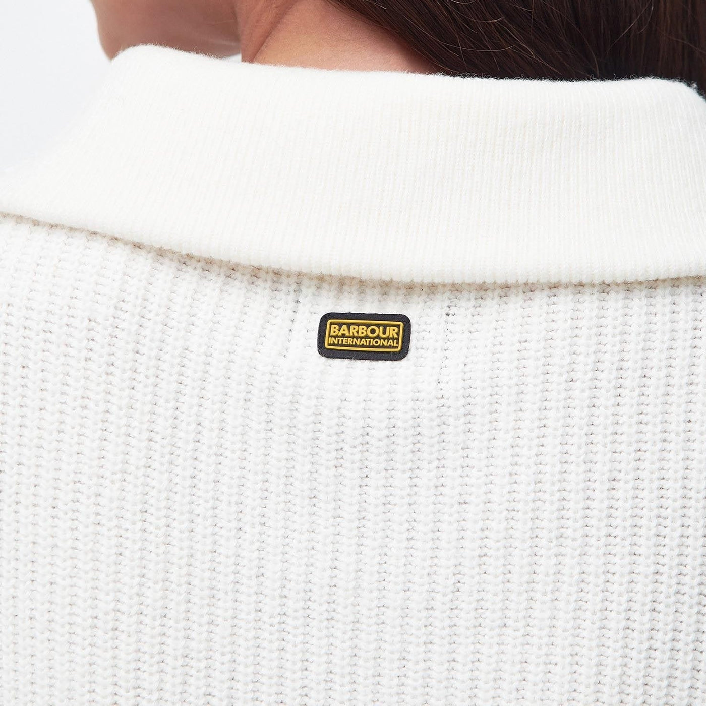 未使用　Barbour retail international S Barbour International Prost Half-Zip Knitted Jumper