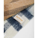Barbour Isla Tartan Boucle Scarf In Hessian Tartan