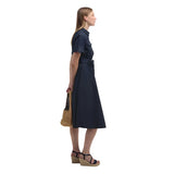 Barbour Ivy Midi Dress In Navy