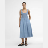 Barbour Josie Midi Dress In Chambray