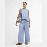 Barbour Josie Sleeveless Blouse In Light Chambray