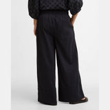 Barbour Josie Wide-Leg Trousers In Navy