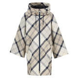 Barbour Kinsale Tartan Showerproof Cape Navy Tartan