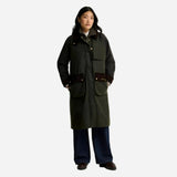 Barbour Kirklees Checked Waxed Jacket In Fern Classic Shadow