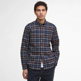 Barbour Kyeloch Tailored Shirt In Midnight Oak Tartan