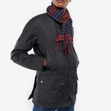 Barbour Lambswool Tartan Scarf Cordovan