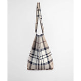 Barbour Layla Tartan Large Tote Bag Rosewood Tartan