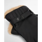 Barbour Leather Utility Gloves In Black