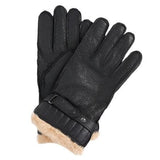 Barbour Leather Utility Gloves in Black
