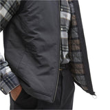 Barbour Leyburn Knitted Gilet In Black Carbon