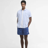 Barbour Logo Swim Shorts Sailboat Blue