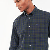 Barbour Lomond Tailored Shirt in Olive Night