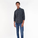 Barbour Lomond Tailored Shirt in Olive Night
