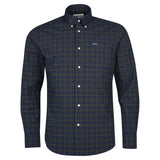 Barbour Lomond Tailored Shirt in Olive Night