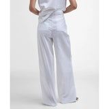 Barbour Lucy Wide-Leg Trousers In White