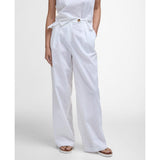 Barbour Lucy Wide-Leg Trousers In White