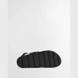 Barbour Lumley Toe Post Sandal In Black