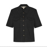 Barbour Luna Short-Sleeved Shirt In Black