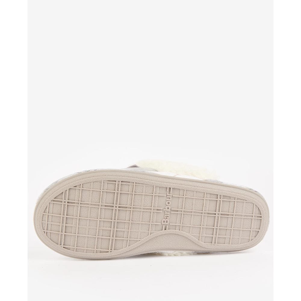 Barbour Lydia Mule Slippers in Grey