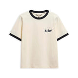 Barbour Madeline Tipped T-Shirt In Original Ecru
