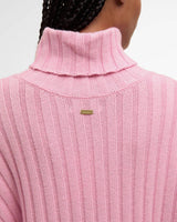 Barbour Maeve Knitted Jumper In Cherry Blossom