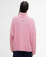 Barbour Maeve Knitted Jumper In Cherry Blossom
