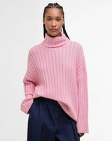Barbour Maeve Knitted Jumper In Cherry Blossom