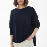 Barbour Marine Knitted Jumper In Navy